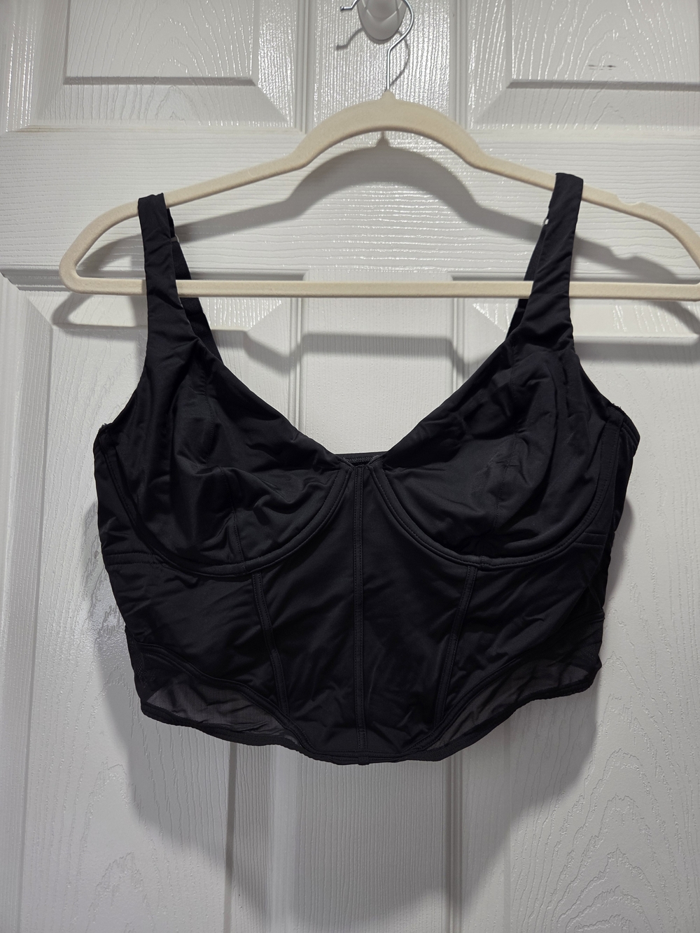 Gilly Hicks Black B ustier Bra Top